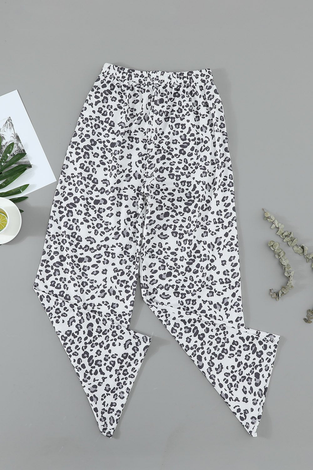 Print Loose Fit Pants