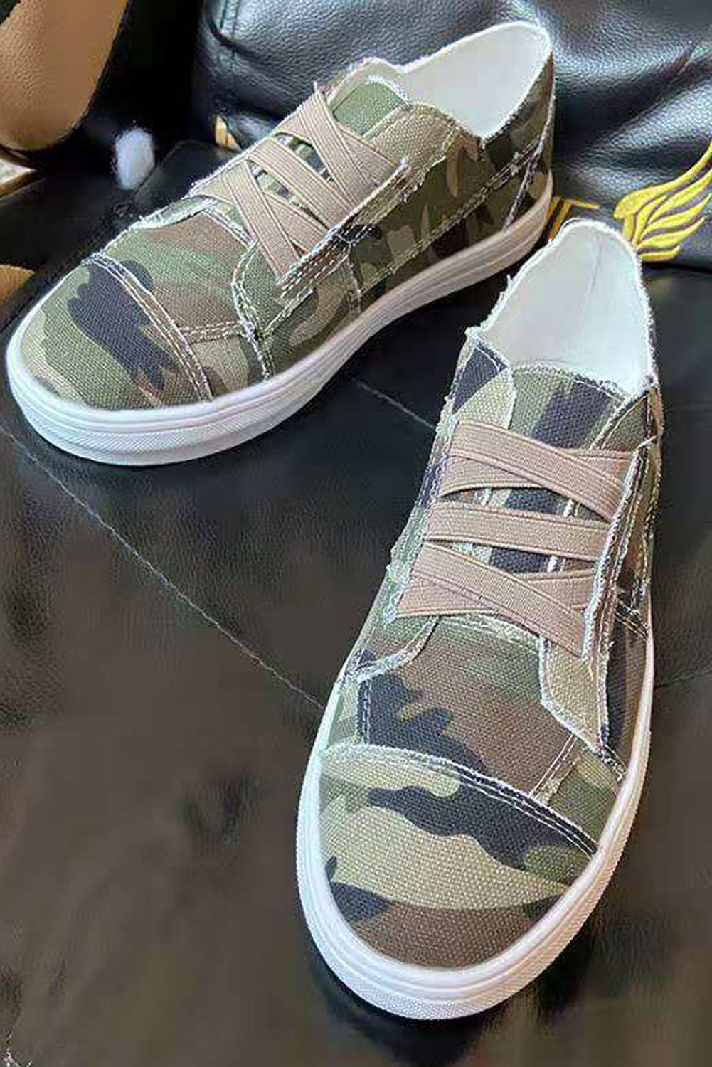 Leopard Print Slip On Flat Sneaker