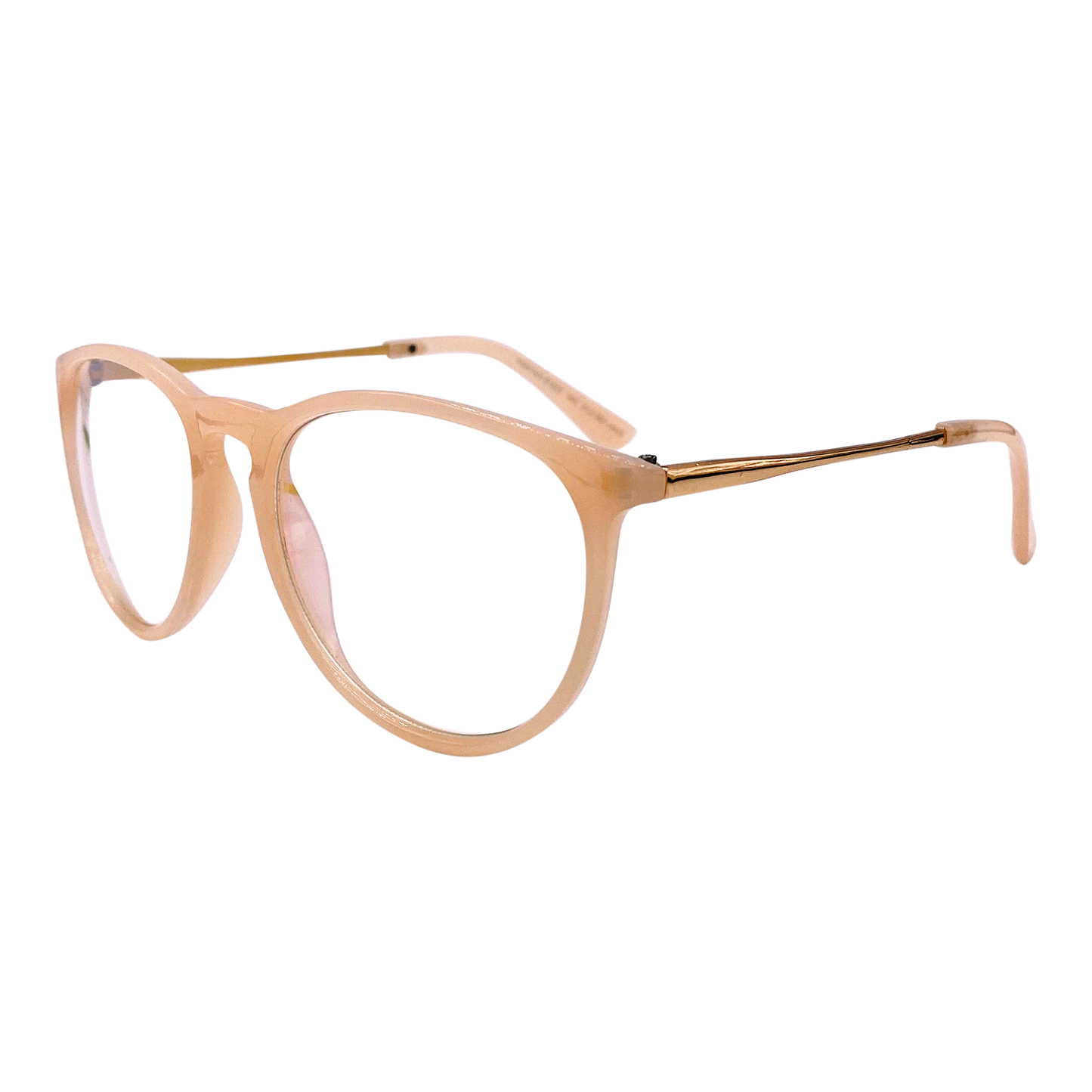 Quinn | Nude Rose Gold | Blue Light Blocking Glasses